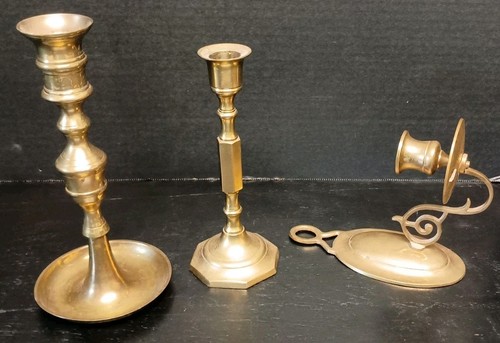 Vintage lot solid brass - of,