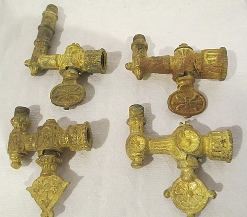 Vintage brass gas valves for - brass, valves-for