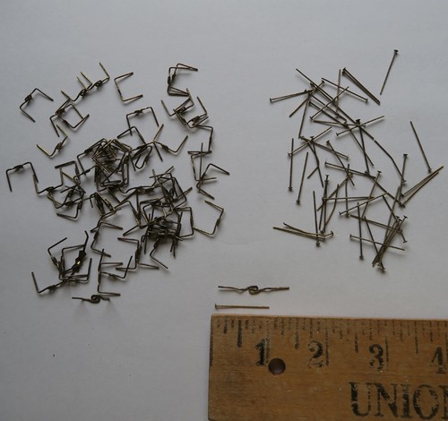 100 antique style assorted pin - antique,